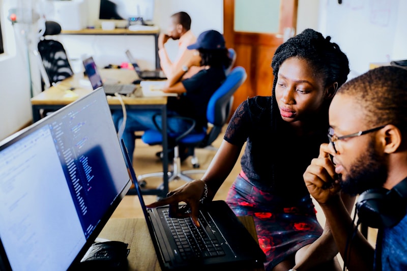 Team onboarding session in a collaborative workspace